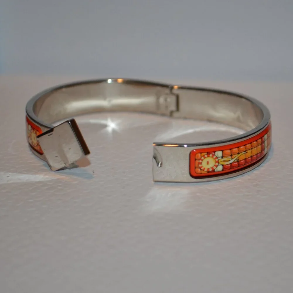 Hermes Paris 1990 Clic Clac Bangle Bracelet
